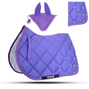 Numnah Horse Saddle Pad With Matching Ear Bonnet