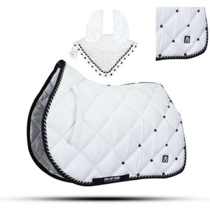 Numnah Horse Saddle Pad With Matching Ear Bonnet